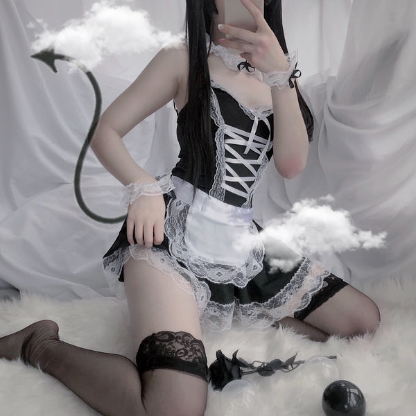女仆情趣内衣床上性感骚睡衣女制服挑逗诱惑激情套装超骚开档服装
